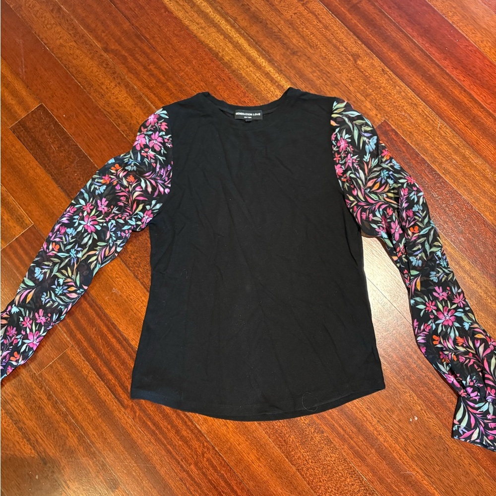 Generation Love Charcoal Top